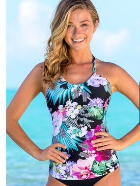 Hapari Melbourne Sport Tankini (Top Only) - Size M - New With Tags